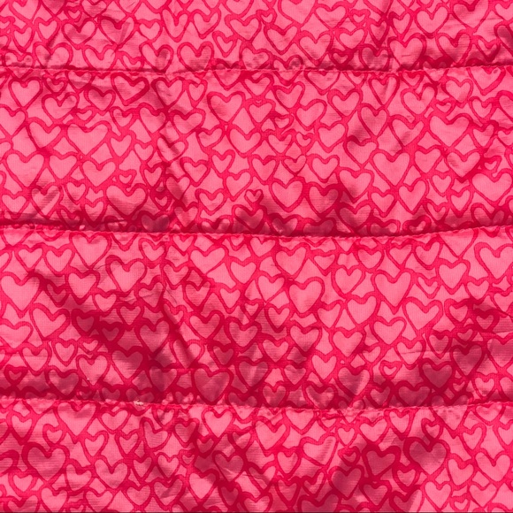 Lands End Pink Heart Jacket NWOT size Large - Picture 9 of 11